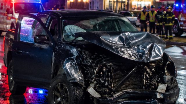 Traffic Incident in Hyannis: One Hospitalized After Pickup Crash