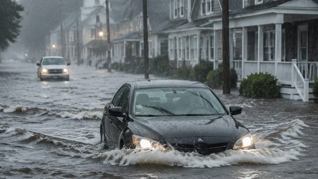 Wellfleet Faces Major Flooding as Heavy Rain Hits the Area