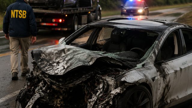Federal Inquiry Launched After Fatal Tesla Crash in Texas
