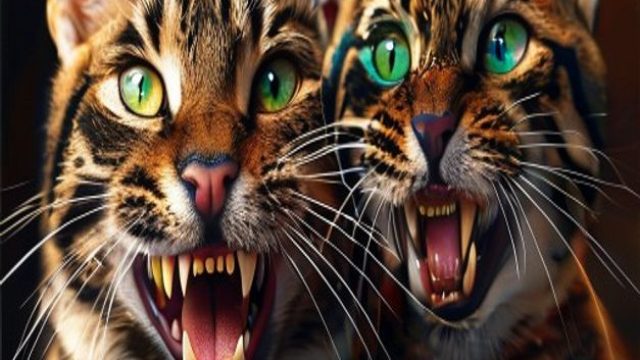 Meet the Fierce Felines: Cats Flaunting Their Dazzling Grins