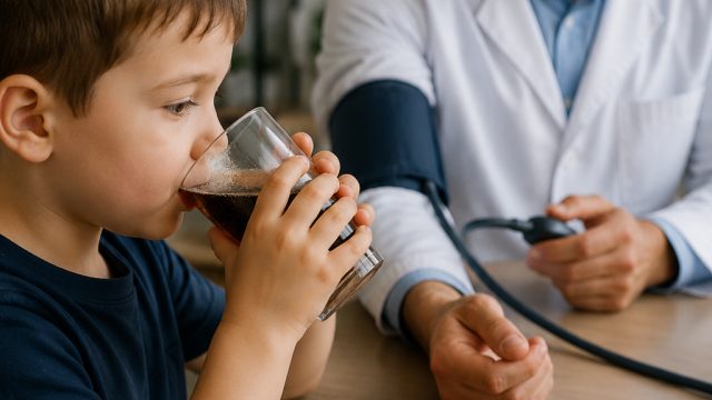 Early Sugary Drinks Linked to Higher Blood Pressure in Adulthood