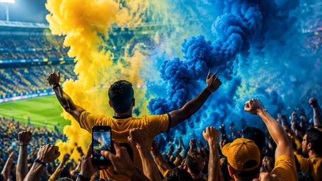 Vibrant Smoke Bombs: The Unstoppable Spirit of Soccer Fans